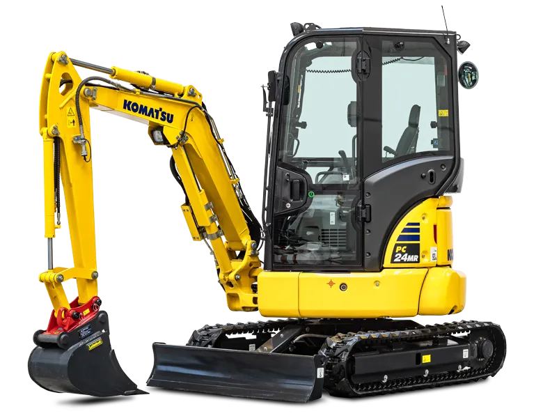 Komatsu PC24MR-5 Langstiel – 2,5-t-Minibagger mieten